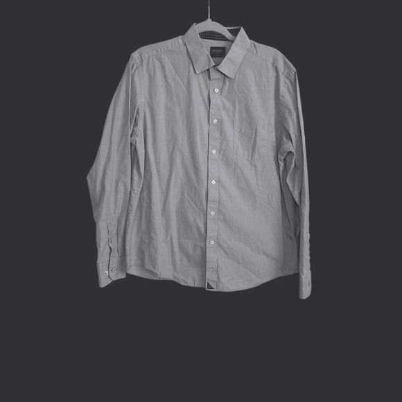 UNTUCKit Other - UNTUCKit Monterina Gray Button Down Shirt Men's Large Long Sleeve Casual